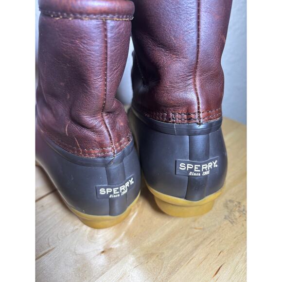 Sperry Women's Saltwater Leather Upper Duck Boot 9.5 M - Picture 7 of 10